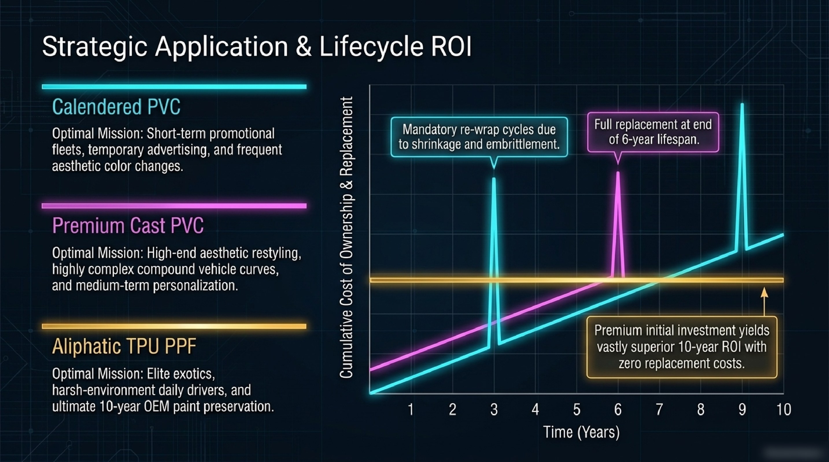 Strategic application and lifecycle ROI